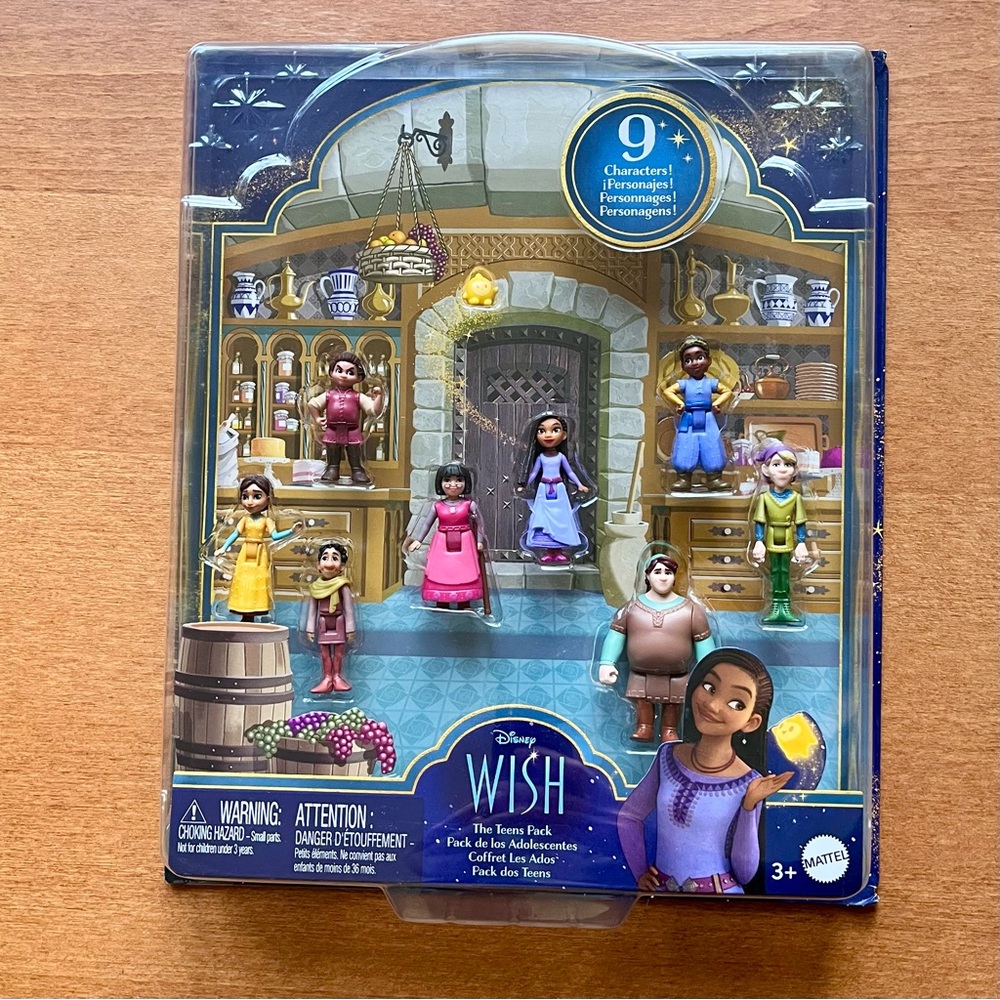 Disney Wish The Teens Pack 9 Characters Pack